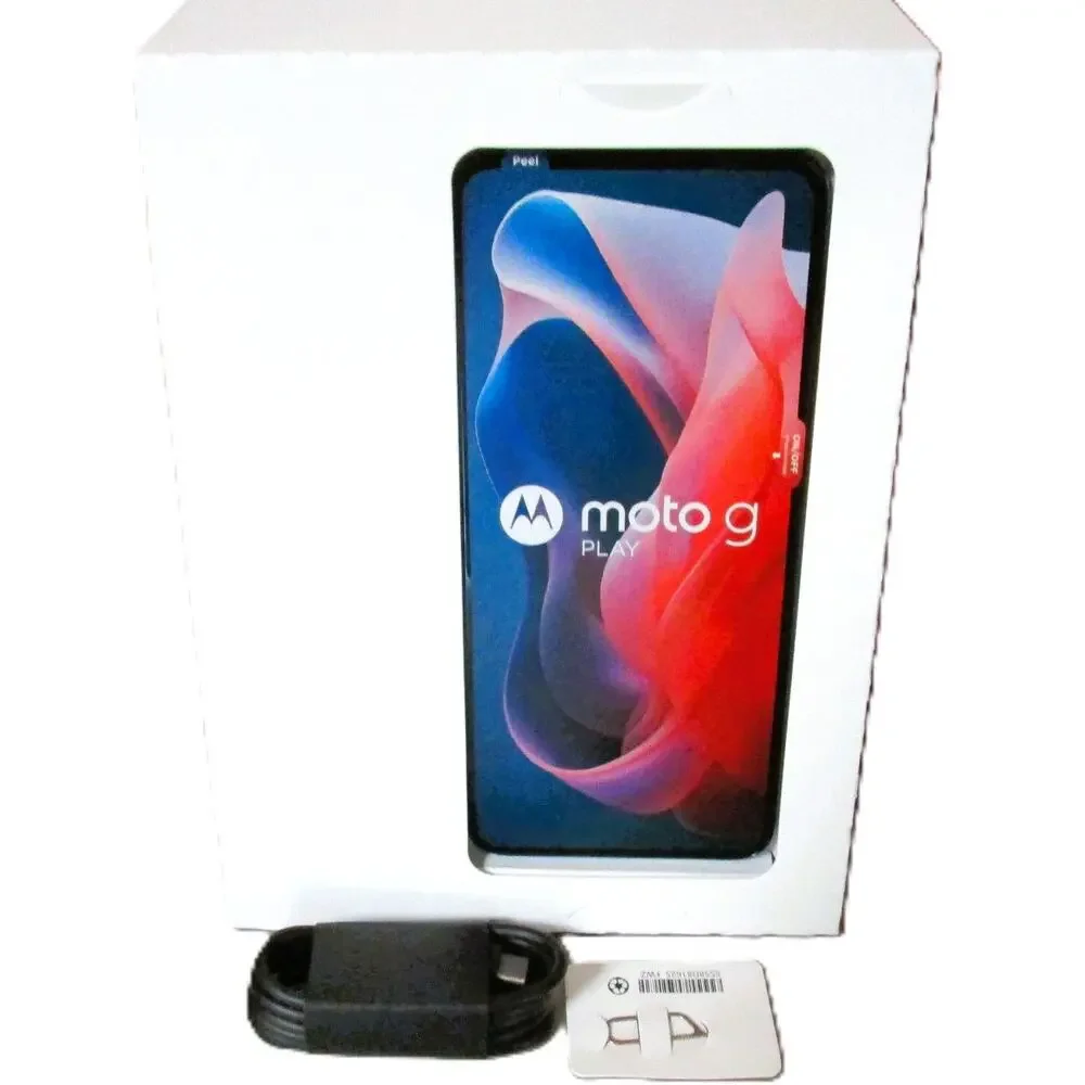 Tracfone Motorola Moto G Play 64GB New Device Cable SIM Activation Kit Included